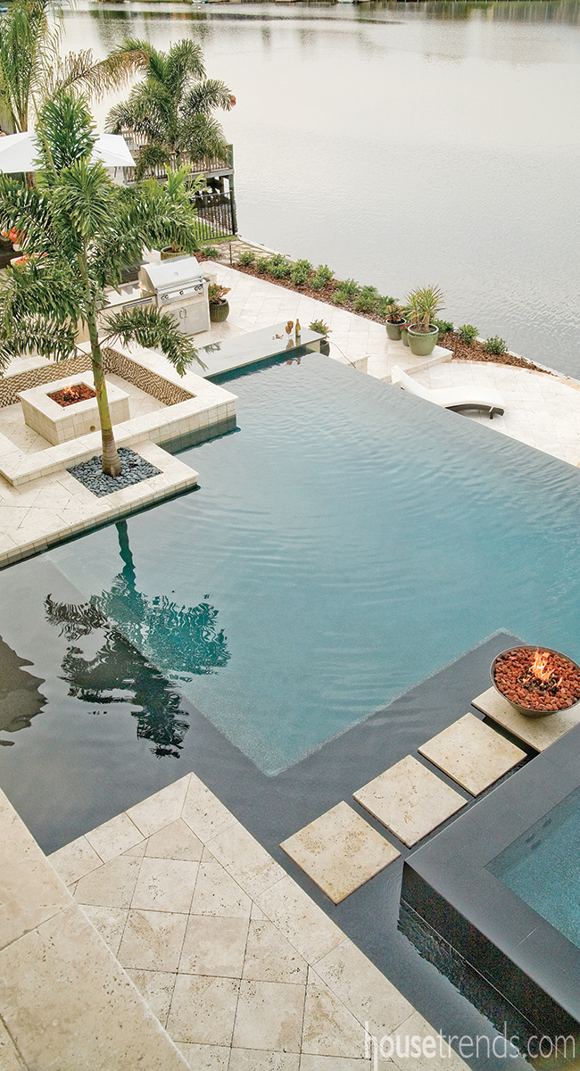 Back yard with a view of paradise