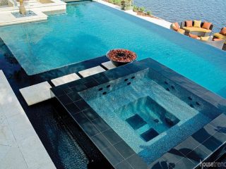 Luxurious eight-person spa