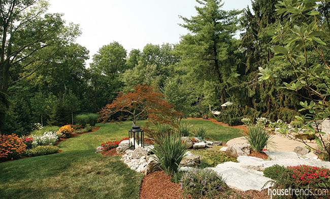 Hamock gets gorgeous view of landscape design