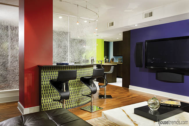 Condo pops with a variety of colors