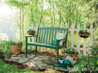 Benches offer the best views of surrounding landscape