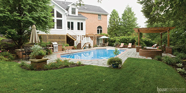 New patio fits the owners' changing lifestyle