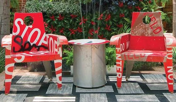 Stop and stare at this outdoor furniture