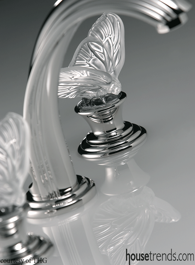 Bathroom faucets with a playful touch