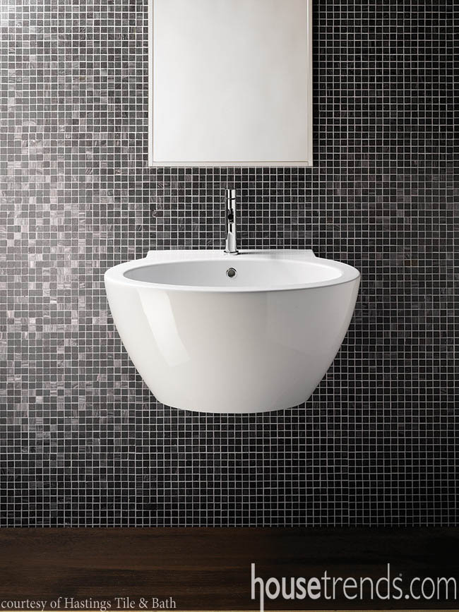 Bathroom sink with an air of sophistication