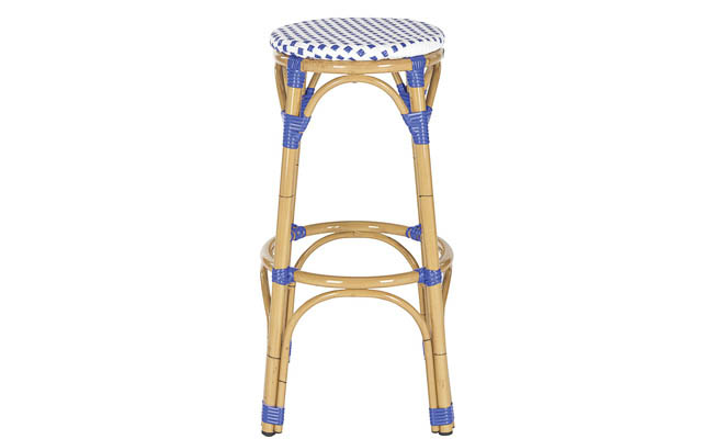 Bar stool invites color into a room