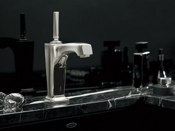 Bathroom faucets are slimming down