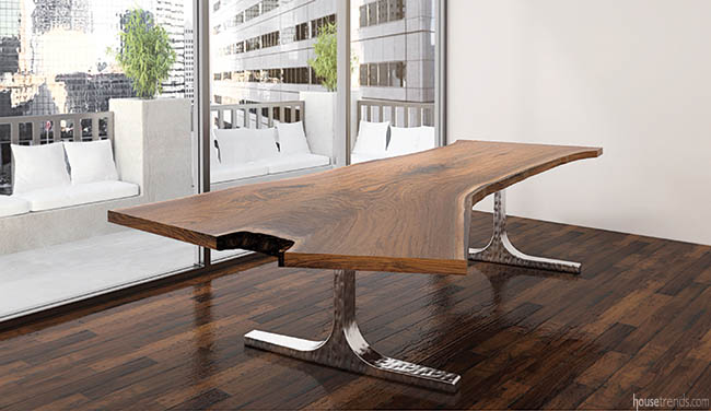 Tree transforms into high-end tables