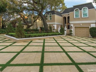 Special pavers selected for a driveway project