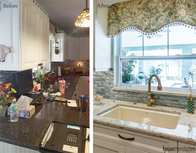 Kitchen sink defined by deep basins