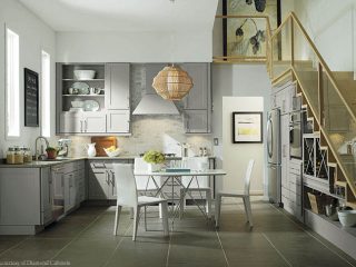 Modern maple kitchen cabinets