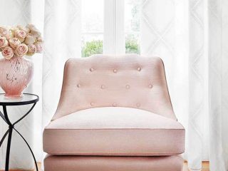Blush chair perfect for any room design