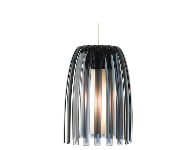 It's all gray for this pendant light