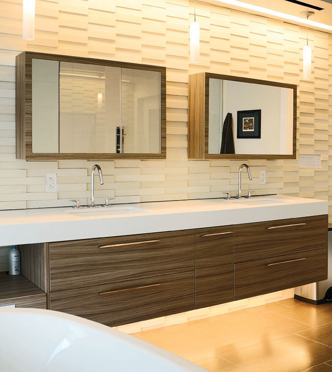 Technology allows users to open cabinetry by barely lifting a finger