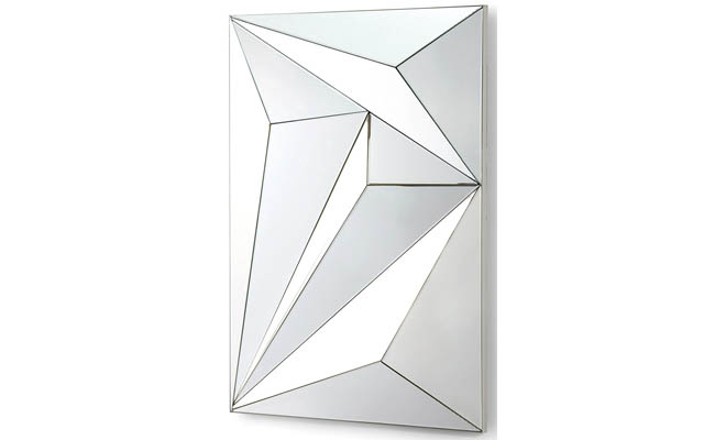 Sharp lines merge to create a mirror