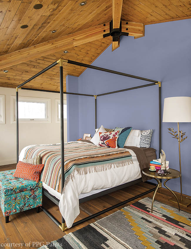 Wall color perfect for any bedroom