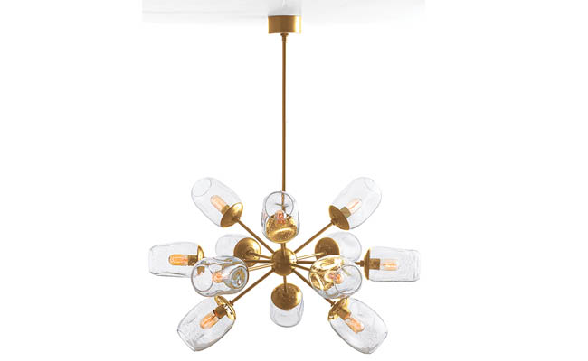 Chandelier design puts a twist on the traditional