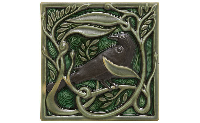 Decorative tile with a nod to nature