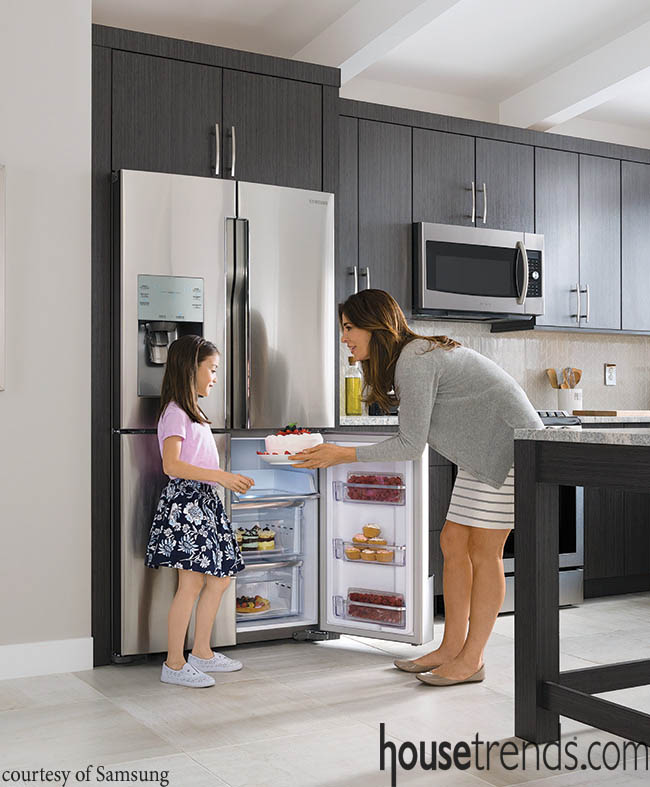 Smart refrigerator syncs with your phone