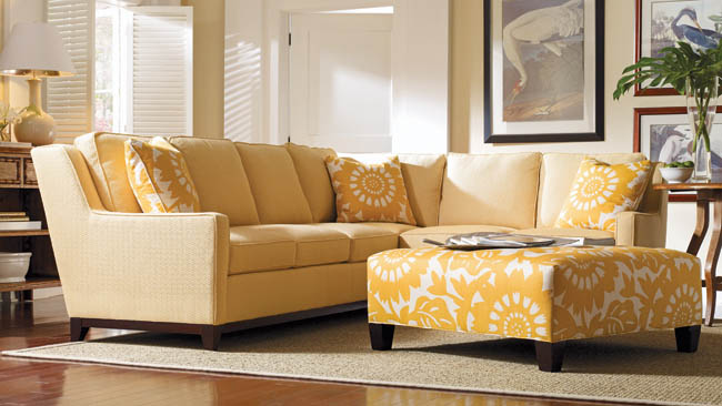 Sofa adds pizzazz to a living room