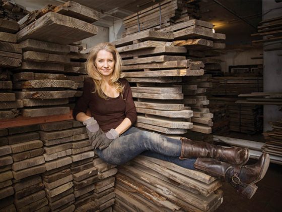 Designer embraces natural materials