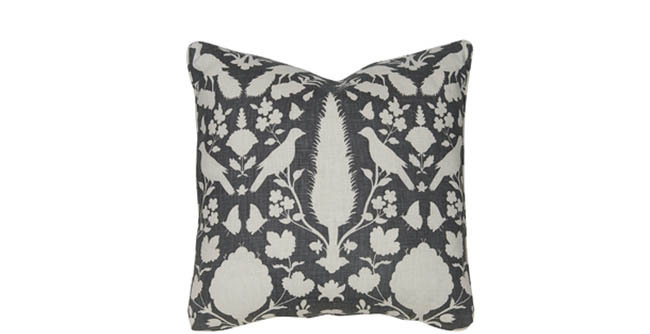 Throw pillow mix up the traditional