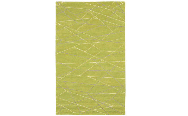 Contemporary rug clamors for attention