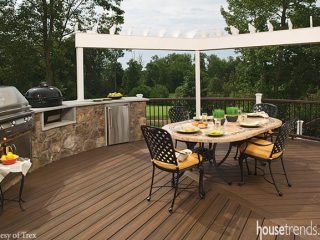Outdoor kitchen is perfect from top to bottom