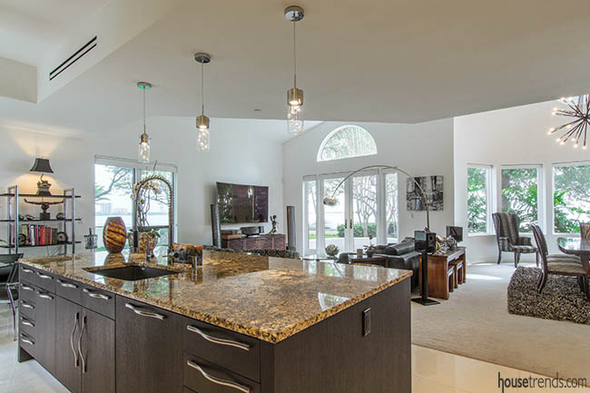 Kitchen remodeling ideas create an open living space