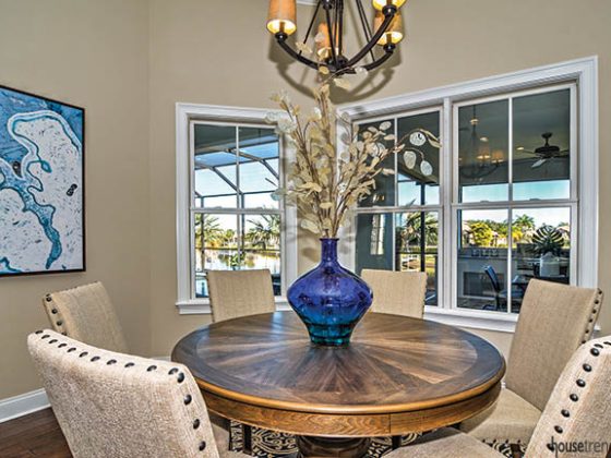 Casual eating area takes place of formal dining