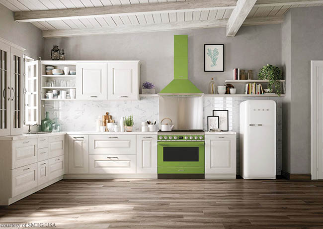 Kitchen range available in a rainbow of colors