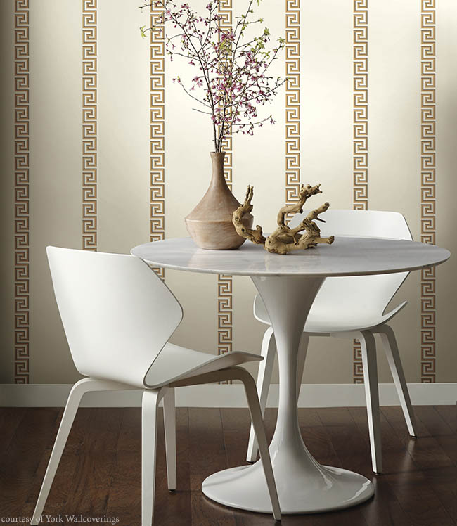 Wallpaper with a deceptively simple design