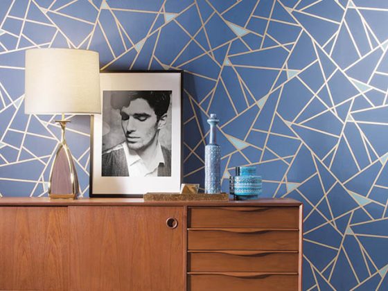 Wallpaper makes a bold statement