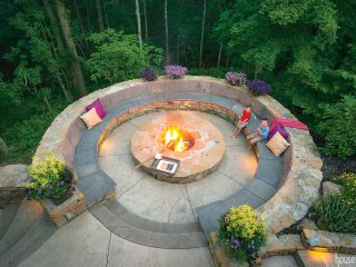 Fire pit fit for a crowd