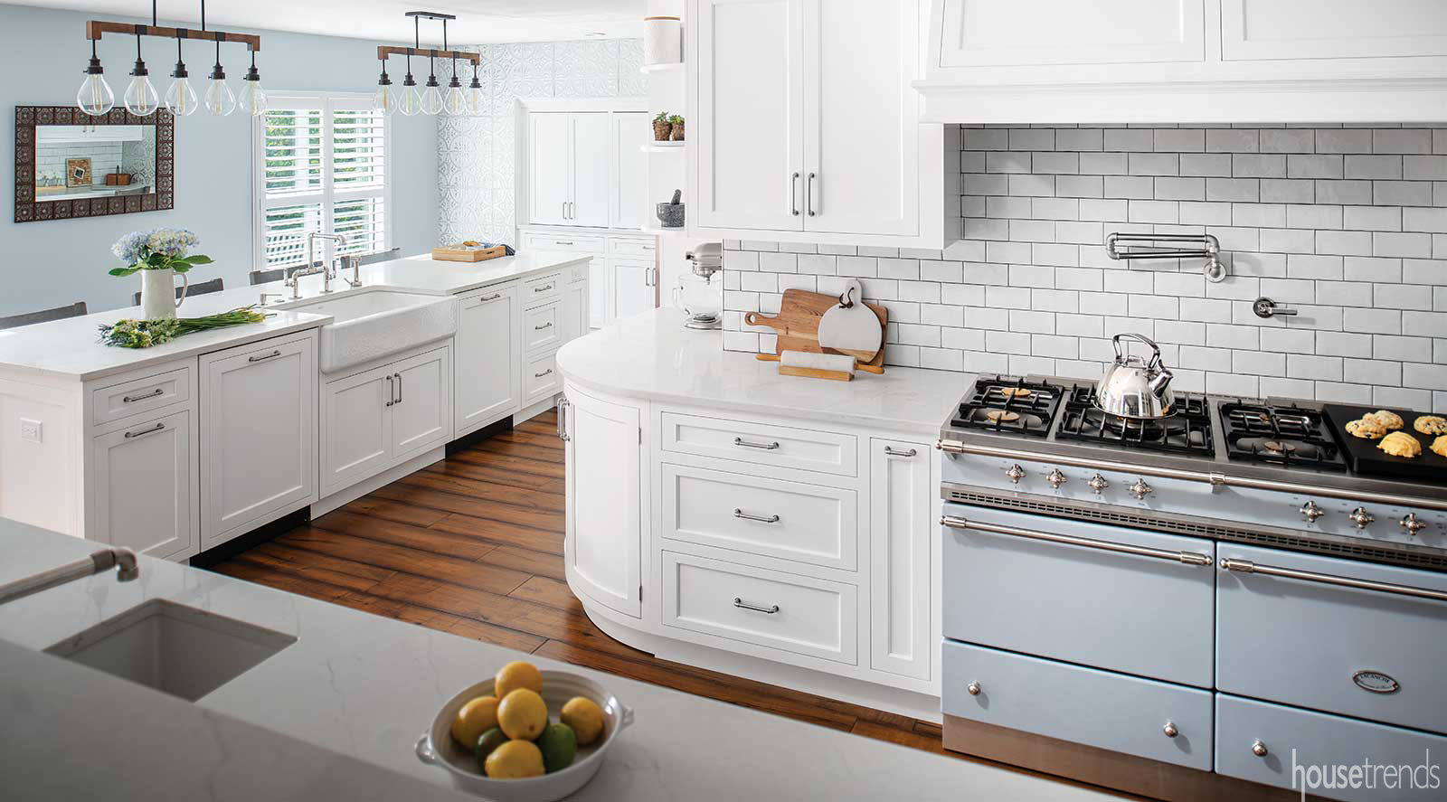 Insanely Gorgeous All White Kitchens - Happy Haute Home