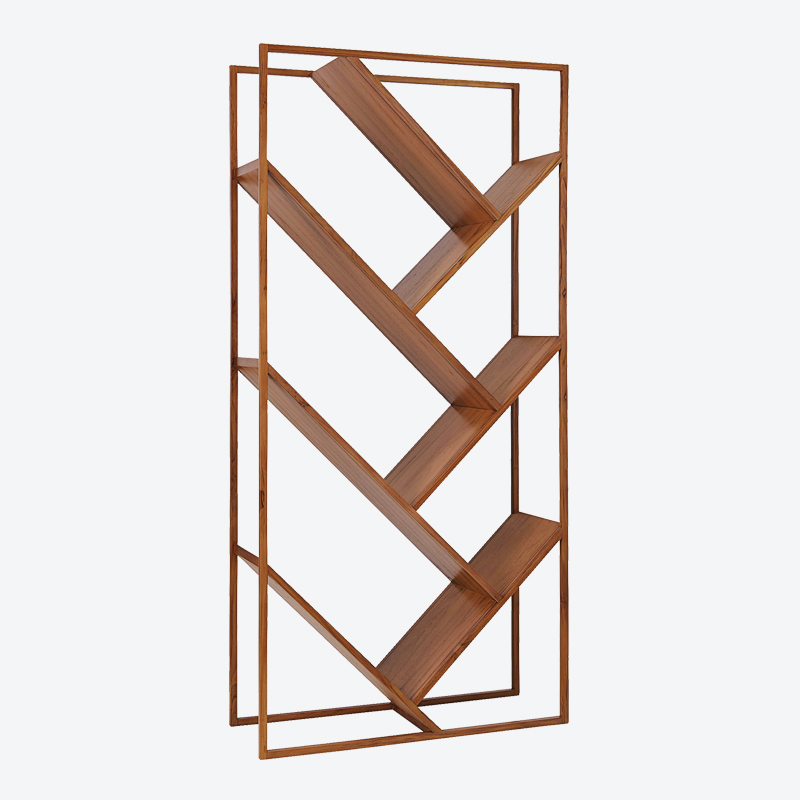 V Bookcase Room Divider Housetrends