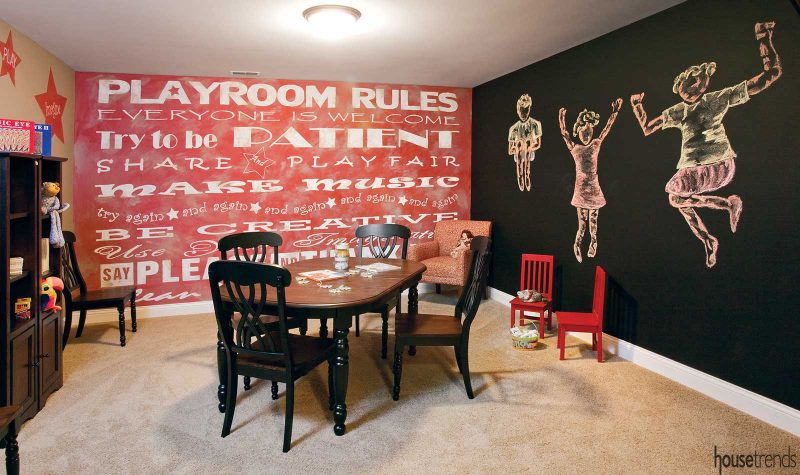 Chalk it up to good interior design with chalkboard paint