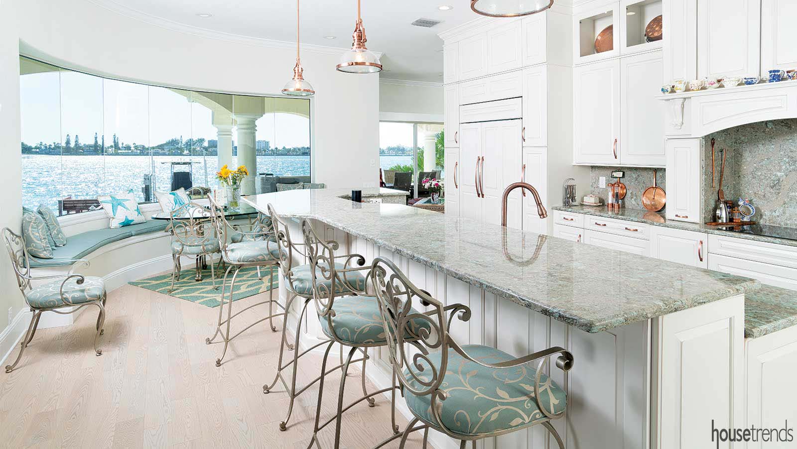 Kitchen remodel is light bright and beautiful in Tierra Verde