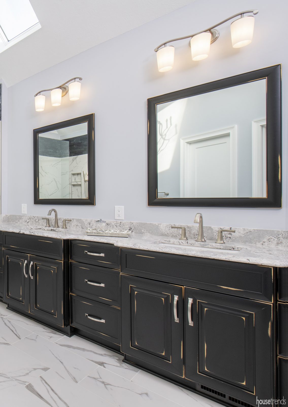 Awensome Mixing Recycled Glass Tile Decorating Backsplash Kitchen Island upstairs is original curly pine flooring all carefully restored and protected the master bathroom has handmade cement wall tiles sourced from mexico