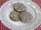 Stamped brown butter muscovado cookies