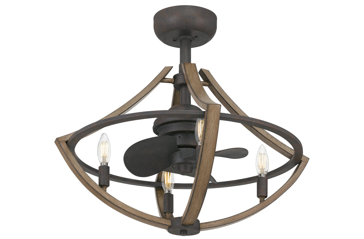 Ceiling Fans Bellevue Bergen 12inch 3 Blade LED Ceiling Fan